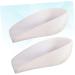 Translucent Heightening Insoles for Men & Women | Comfort Heel Cup Inserts & Shoe Pads | Clear Height Increase | 11x3.5cm - Buy Online on GoSupps.com