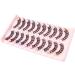 Colored Russian Strip Lashes D Curl | Wispy Faux Mink Eyelashes | Party & Halloween Makeup - Buy Online on GoSupps.com