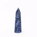 Beautiful Crystal 1pc 80mm-90mm Natural Blue Sodalite Spiritual Quartz Stones Crystals Tower Point Household Natural Stones and Minerals