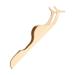 Sibba False Lash Tweezers Applicator Tool 1 PC Stainless Steel Eyelash Curler Holder Eye Lashes Extensions Clip Set Fake Eyelashes Cluster Separator Put On Nipper Eyebrow Beauty