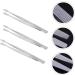 Villful 3-Piece Stainless Steel Tweezers Set for Eyelash Extensions Stamps and Coin Collecting - Precision Tools for Beauty and Philately - Buy Online on GoSupps.com