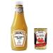 Italian Gourmet E.R. Heinz Curry Mango 3-pack squeeze bottles for sauce 875ml + Gourmet Italian Polpa 400g
