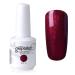 Vishine Nail Salon UV LED Gel Polish Manicure Polish Soak Off Gel Polish Nail Art Pearl Maroon(636) #636