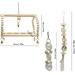 Deloky 7 Pack Bird Parrot Swing Chewing Toys - Hanging Bell Cage Toys for Small Parakeets, Cockatiels, Conures, Finches, Budgies, Macaws, Parrots, Love Birds - Buy Online on GoSupps.com