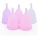 Premium Large Violet Soft Menstrual Cup - Reusable Silicone Flexible & Comfortable - 12-Hour Use Alternative to Tampons - Buy Online on GoSupps.com
