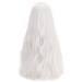 Long White Synthetic Wig with Bangs - Natural Wavy Cosplay Wig for Women - 30 (White - Buy Online on GoSupps.com
