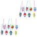16 Pcs Cartoon Pattern 30ml Hand Silicone Case Portable Bottle Covers Refillable Bottles Sub Packaging Round Bottle Lotion Dispense Plastic Bottle 8*4.5cmx2pcs As Shownx2pcs
