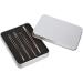 Rose Gold Stainless Steel Slant Tip Tweezers - 4 Pack Eyebrow Hair Remover Makeup Tool for Travel - Buy Online on GoSupps.com