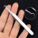 Steellwingsf Blackhead Tweezers - Curved 8.7 cm | Precision Skincare Tools for Clear Skin | Buy Internationally - Buy Online on GoSupps.com