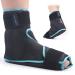 NEWGO Foot Ankle Ice Pack Wrap for Foot Injuries Reusable, Foot Ice Pack Hot Cold Therapy Gel Cold Pack for Plantar Fasciitis, Swelling, Foot Heel Post Surgery Recovery, Neuropathy Foot Pain Relief