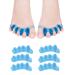 Gel Toe Separator  Toe Straightener  Bunion Corrector  Toe Spacers (6PCS)  New Material  Hammer Toe Straightener for Relaxing Toes  Bunion Relief  Hammer Toe  Hallux Valgus Great for Women and Men