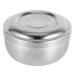 Men's Wet Shaving Soap Cup Bowl - Silver Metal Razor Storage Tool with Lid for Home Use | Premium Facial Care - Buy Online on GoSupps.com