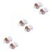 NOLITOY 6 Pcs Eye Shadow Loose Pigment Eyeshadow Glitter Eyeshadow Glitter Powder Highlighter 1 count (Pack of 1) Goldenx3pcs