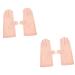 minkissy 2 Pairs Sun Protection Half Finger Gloves Sun Protection Gloves Anti-uv Gloves Manicure Tools Uv Prevention Gloves Nail Art Protector Light Lamp Gloves Hand Guard Nylon Miss Riding
