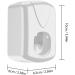 Shakven Wall Mounted Toothpaste Squeezer Wall-Mounted Squeezer Organizer for Toothpaste | Safe and Hygienic Squeeze Supplies for Home Travel Business Trips and Dormitory White - Buy Online on GoSupps.com