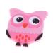 Healifty Baby Silicone Teethers Animal Owl Shape Teething Toy Baby Teether Chewing Toys Educational Playthings for Infant Pink