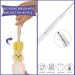 Honey Bear Straw Cups 8oz - 2 Pack, Food-Grade BPA Free Therapy Sippy Bottles for Speech & Feeding Training, with Long Straws & Cleaning Tools - Buy Online on GoSupps.com