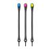 HICKIES Elastic Tie-Free Shoelaces (2.0 New) Black/Multi-Colored