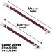 Personalized Red Wine Cat Collar | Engraved with Name & Phone Number | Elastic Cat Collar with Bell | International Shipping - Buy Online on GoSupps.com
