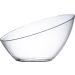 Posh Setting Crystal Clear Disposable Premium Hard Plastic Medium Angled Bowl 5 Pack - 20 OZ Salad Snack & Fruit Bowl - Buy Online on GoSupps.com