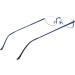 Shop Mini Half Round Metal Reading Glasses - 2.5 Diopters Stainless Steel Spring Hinge for Men & Women | International Shipping Available - Buy Online on GoSupps.com