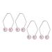 2 Pairs Dimple Makers for Face Cheeks Personal Care Dimple Trainer for Cheeks Ball Easy To Wear Dimple Trainer (Purple)