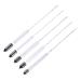 ULTECHNOVO 5pcs Triple Scale Hydrometer Test Kit Alcoholmeter Light Mete Pram Meter Photometer Glass Assorted Color 29.5X1.7cm