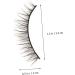 DOITOOL Natural False Eyelashes 5 Pairs Short Eyelash Artificial Fiber Extend Fluffy 6d Natural False Lashes 3.3x1x0.5cm Black - Buy Online on GoSupps.com