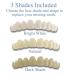 Temporary Tooth Replacement Kit Bundle Set - 30 Fake Teeth in 3 Shades - Includes Temp Tooth Beads, Lip Expander, and 200 Thermal Beads - DIY Tooth Replacement Solution - Buy Online on GoSupps.com