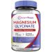 Doctor's Recipes Magnesium Glycinate for Men & Women  100mg Elemental Mag  90 Caps  Amino Acid Chelated  High Absorption  Easy on Stomach  Calm  Bone  Muscle  Heart  Energy  Nerve  Sleep  No Gluten