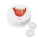 Hen Chicks Cute Contact Lens Case Travel Portable Round Contact Storage Box Kit with Mirror for Daily Outdoor style