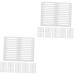 FOMIYES 60 Sheets White Sides Transparent Creative Eyelid Practical Patches Double Double-Side Invisible 2.7x0.4x0.1cmx2pcs Whitex2pcs