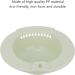 Aqur2020 Hemorrhoid Treatment Care Basin - Anti-Spilling Sitz Bath for Postpartum & Postoperative Care (Green) - Buy Online on GoSupps.com