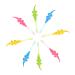 Gatuida 16 Stk Little Crocodile toothbrush oral care tools for children sweet children's toothbrush toy rooms tooth cleaner beautiful child tooth cleaner baby toothbrush pp caricature stick toddler