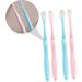 Minkissy 4-Piece Wangan Hair Toothbrush Set - Extra Soft Manual Tooth Cleaning Brushes | Portable & Ideal for Women | International Shipping Available - Buy Online on GoSupps.com