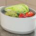 rongweiwang Quick And Easy To Drain And Clean Drain Basket For Kitchen Hollow Drainage Basket ABS Electric Vegetable Washing Basket - Buy Online on GoSupps.com