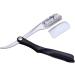 Spring Inside 74 Blades DE Razors Straight Razor Stick for Men Women Barber Shaving Blades Spring Beard Face Underarm Body (Black) - Buy Online on GoSupps.com