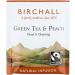 Birchall Pure Green Tea & Peach Green Tea with a Touch of Peach Antioxidants Green Tea & Peach Bags Bursting with Full Flavour 6 Boxes Of 25 Enveloped Plant-Based Tea Bags - Buy Online on GoSupps.com