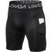 Lixada Men's Elastic Performance Sports Baselayer Shorts - Cool Dry Tights for Active Workouts | Large, A-Black/Grey/White - Buy Online on GoSupps.com