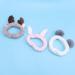 Minkissy 3-Piece Spa Headbands Set | Animal Ears Coral Fleece Forehead Straps for Makeup & Face Washing - Buy Online on GoSupps.com