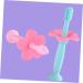 Hapinary Baby Toothbrush - Silicone Training Toothbrush for Babies & Children - Pink - 1 Pack - Clean Oral Care - Buy Online on GoSupps.com