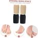 Siliocne Toe Protectors - 2 Pairs of Hand Toe Sleeves for Sneaker Blisters - Closed Toe Covers for Protection - Nylon Surface Fabric - 4x2.7cm - Buy Online on GoSupps.com