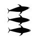 Tuna Mudflap Dredge Teaser Components 27" 3 Pcs