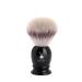 MHLE Classic Silvertip Badger Fiber Brush | High-Grade Black Resin Handle | Luxury Shave Accessory for Men Black Small