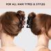 Kitsch Recycled Plastic Jumbo Claw Clips - Large Hair Clips for Women | Thick Hair Jaw Clips in Tortoise & Black (2pc Set) - Buy Online on GoSupps.com
