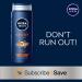 Nivea Men 3-in-1 Refreshing Body Wash & Shampoo Sport 16.9 fl oz - Ultimate Cleanse - Buy Online on GoSupps.com