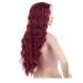 BGHJUE African Red Long Roll Synthetic Lace Front Wig for Black Women - Heat Resistant Soft Hair - Buy Online on GoSupps.com