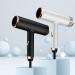 JYYBN Hair Dryer Powerful DC Motor 1400W Professional Hairdryer Negative Ionic Technology Hairdryer with 3 Heat Settings and Cool Shot Button Low Noise Blow Dryer Concentrator for Home and Salon Black - Buy Online on GoSupps.com