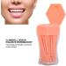 200pcs 2 Ends Toothpicks Plastic Colored Teeth Tooth Picks with Toothpick Dispenser for Home Restaurant Hotel(Orange) - Buy Online on GoSupps.com
