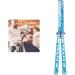 Comb Trainer Stainless Steel Unsharpened Slice Butterfly Training Comb for Beginner Aqua Blue Practice Comb Trainer - Buy Online on GoSupps.com